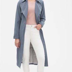 Blue Banana Republic Trench Coat